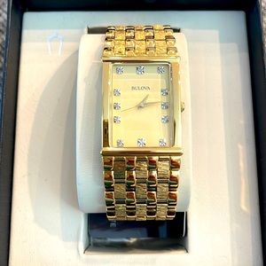 Bulova gold women’s watch